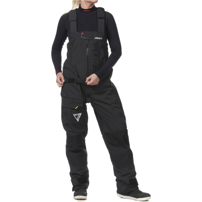 2024 Musto Mujer Br1 Pantalon Vela Canal 82403 - Negro